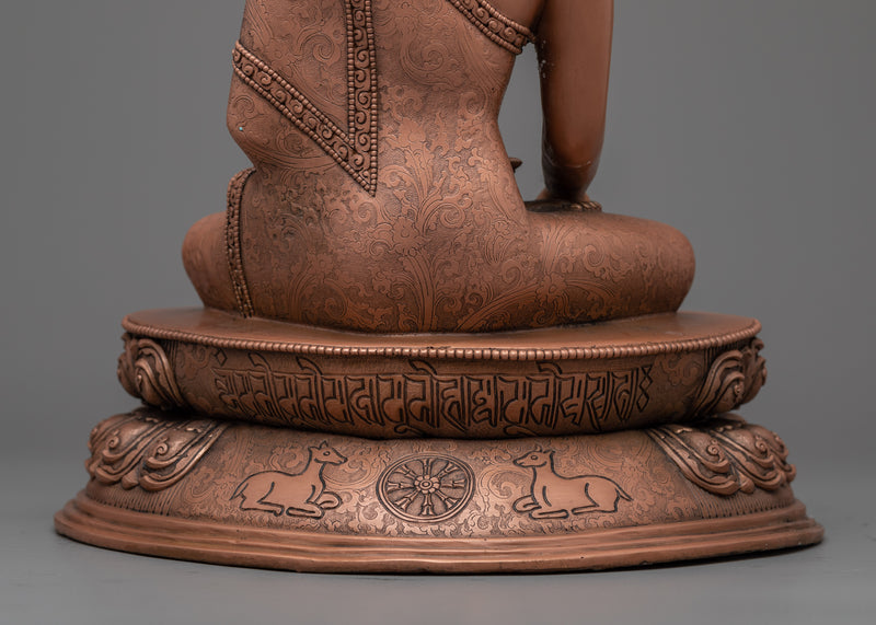 Oxidized Shakyamuni Buddha Statue | Himalayan Buddhist Art