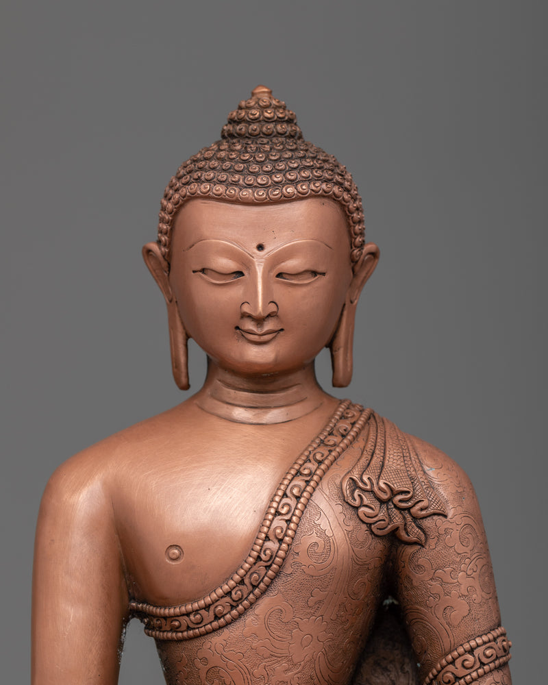 Oxidized shakyamuni-buddha