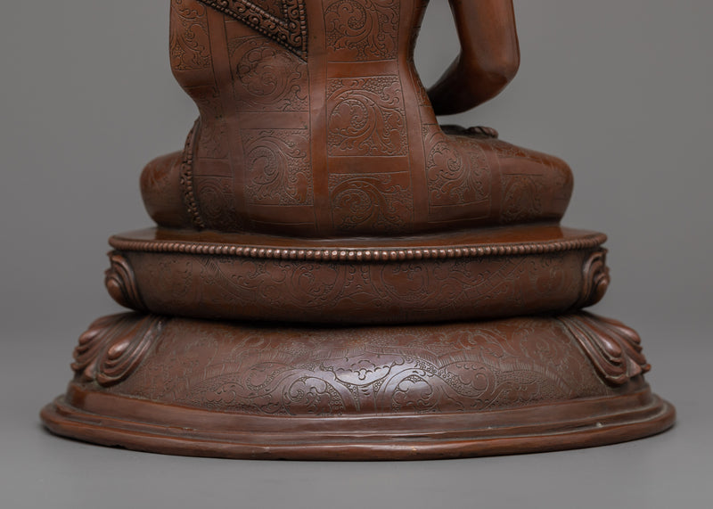 The Infinite Light of Buddha Amita with our Oxidized Copper Statue | A Radiant Masterpiece