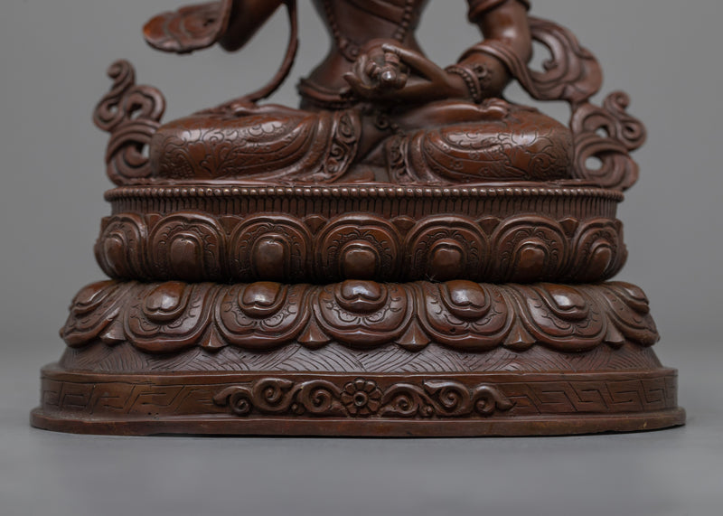 Embrace the Purifying Power of Om Vajrasattva | Our Buddhist Copper Vajrasattva Statue