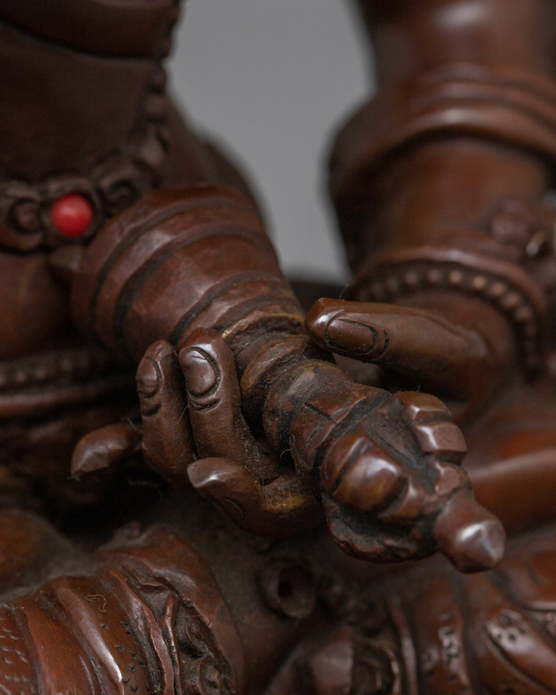 Embrace the Purifying Power of Om Vajrasattva | Our Buddhist Copper Vajrasattva Statue