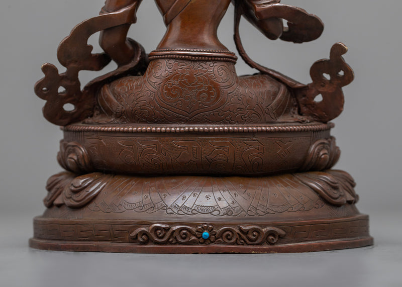 Embrace the Purifying Power of Om Vajrasattva | Our Buddhist Copper Vajrasattva Statue