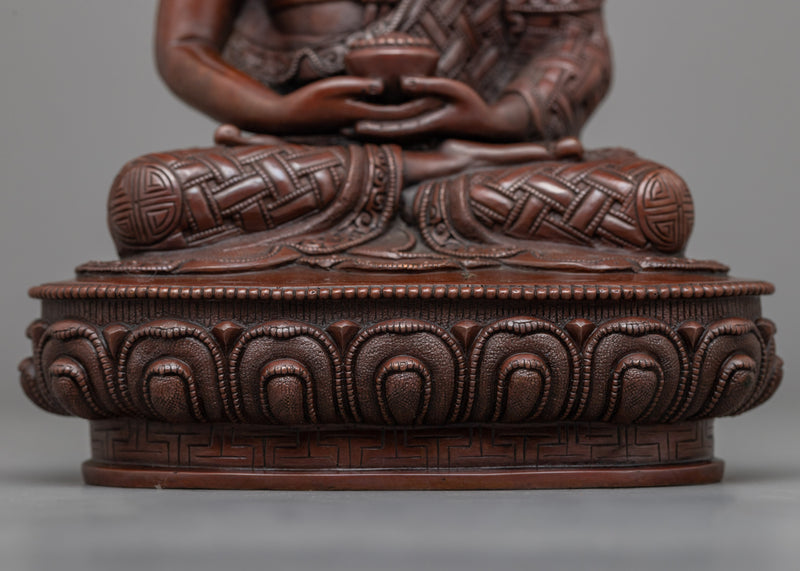 Amitabha Buddha Oxidized Statue | Exquisite Embodiment of Infinite Light and Life