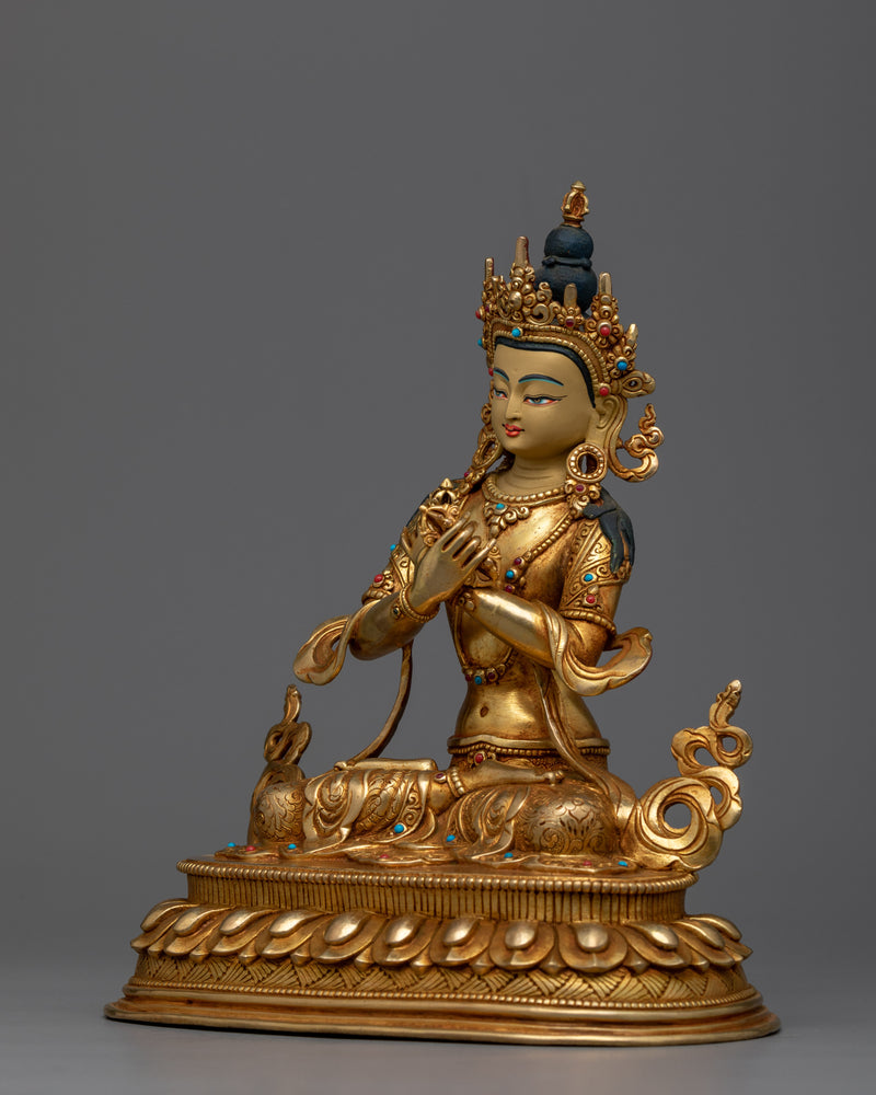 vajradhara-gold-gilded-statue