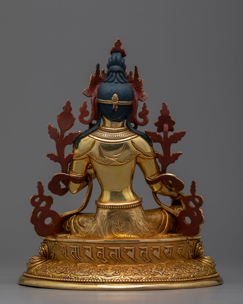 Green Tara Visualization | A Beacon of Swift Enlightenment with Tara Sculpture