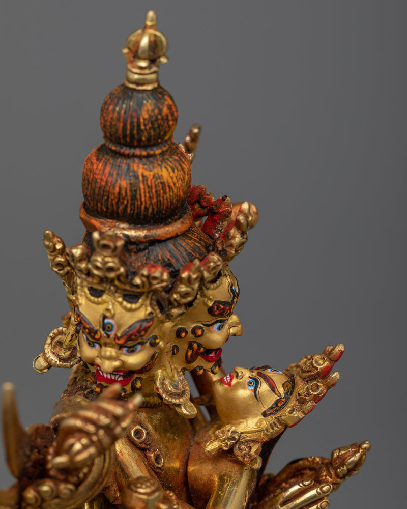 Awaken Transcendence with Our Vajrakilaya Sculpture | Unleash Transcendent Power