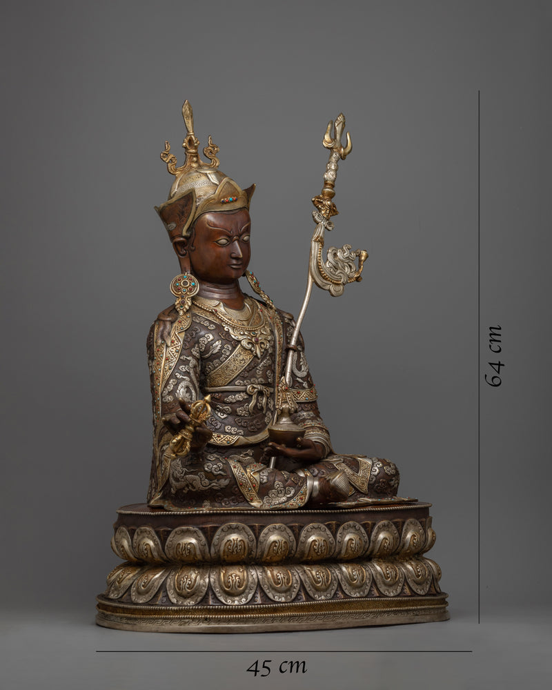 Lotus Vajra Guru Rinpoche Statue | Invoke Divine Blessings of