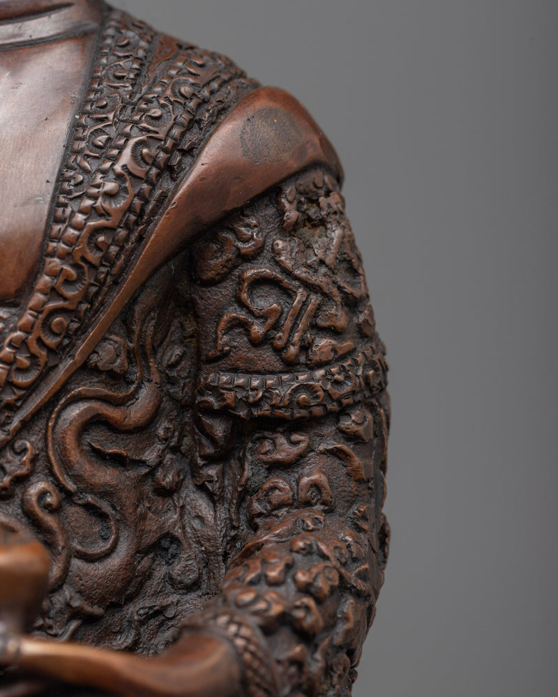 Amitabha Buddha Statue | Elevate Your Spirit with our Oxidized Copper Art