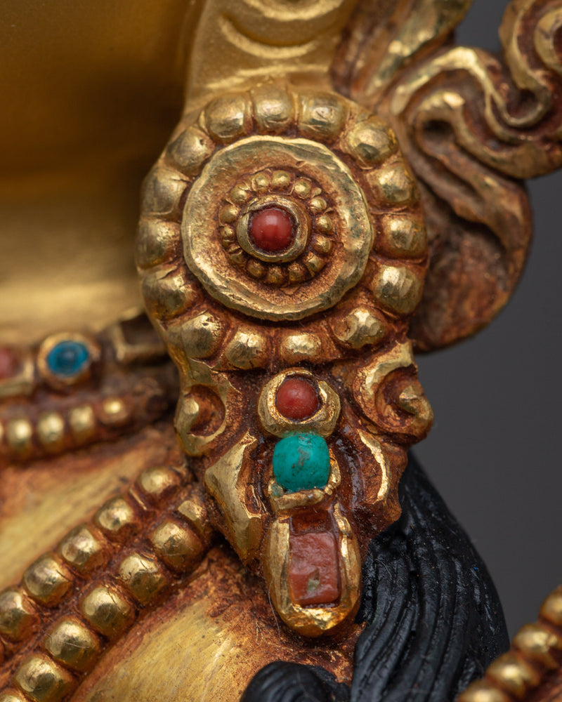 Vajrasattva holding Vajra and Bell Statue | Immerse in Divine Purity with Buddhist Sculpture