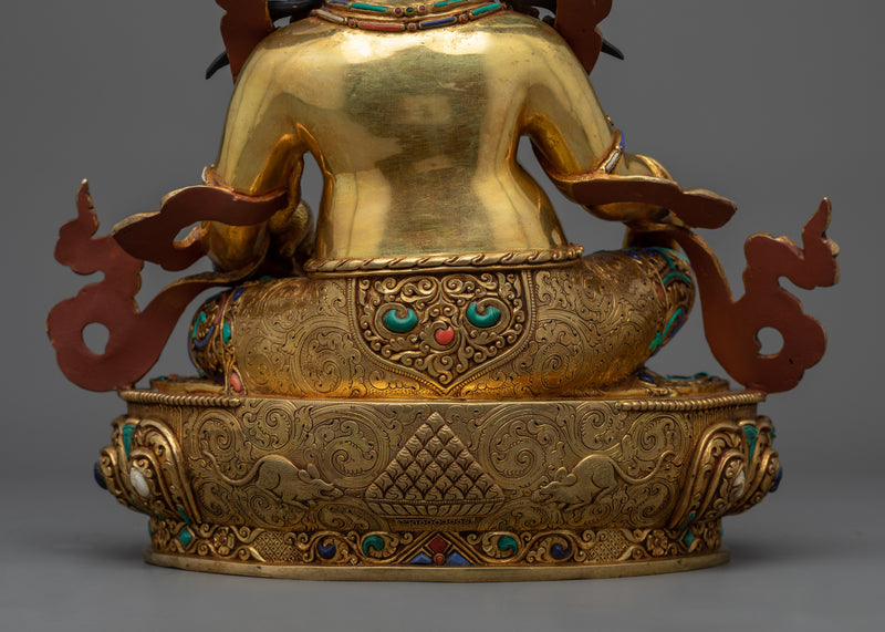 Buddhist Deity of wealth, Dzambhala | Revel in Prosperity with our Exquisite Statue