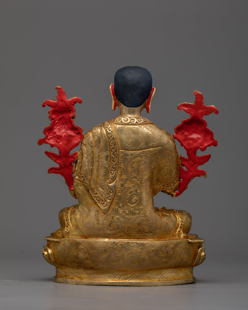 Elevate Your Home Shrine with our Tsongkhapa Sculpture | Himalayan Artwork