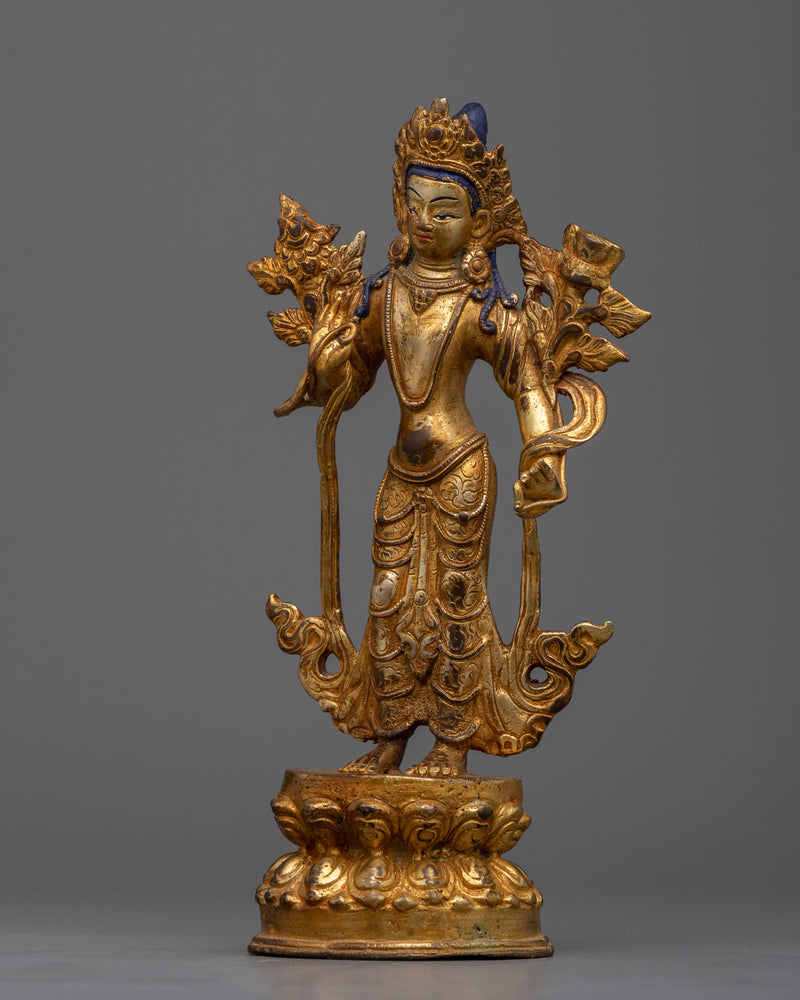 Experience Serenity with our Standing Chenrezig Sculpture | Buddhist Statue For Shrine