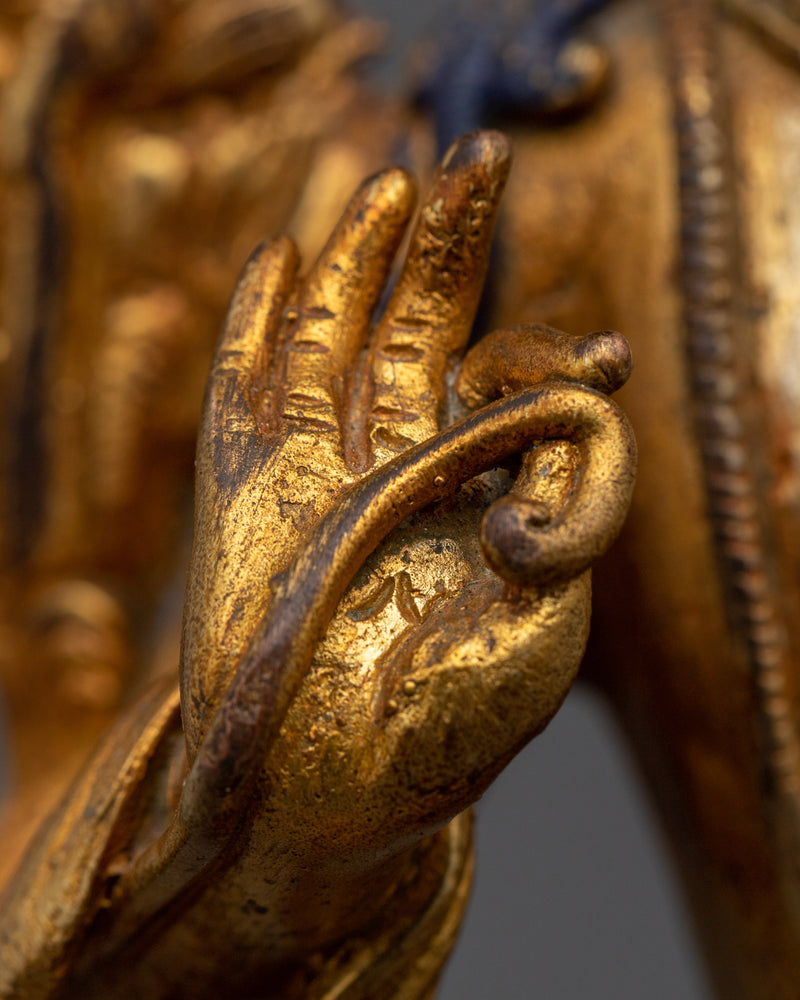 Experience Serenity with our Standing Chenrezig Sculpture | Buddhist Statue For Shrine