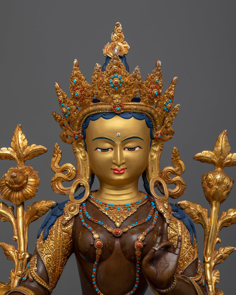 green hindu goddess