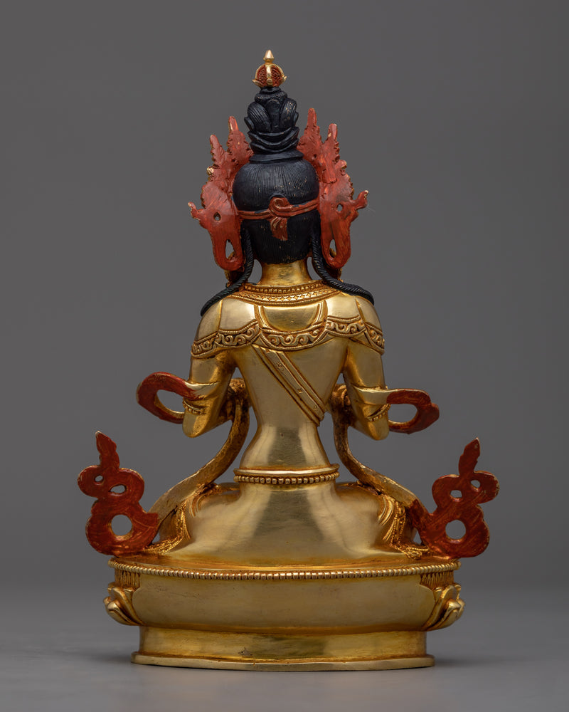 Supreme Elegance: Vajradhara Sculpture | Traditionally Handmade Statue