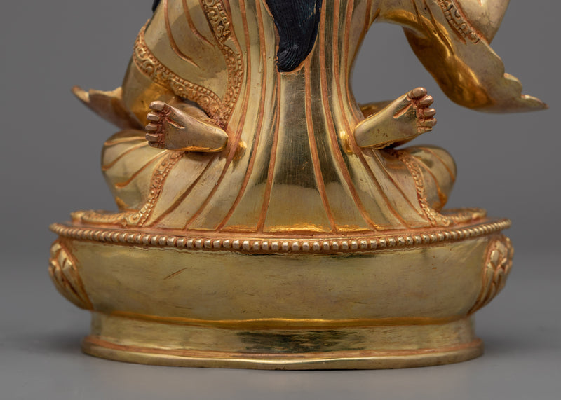 Impeccable Unity: Guru Rinpoche and Consort Sculpture | Himalayan Buddhist Art