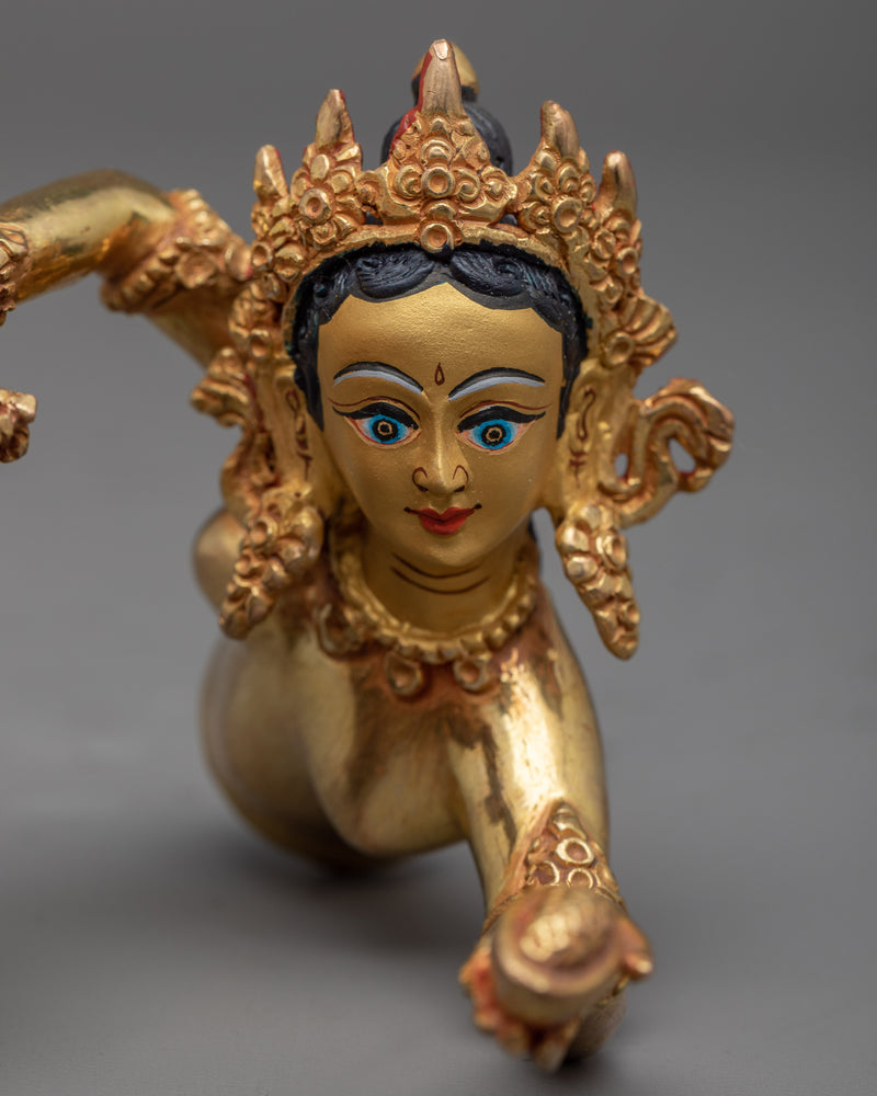 Impeccable Unity: Guru Rinpoche and Consort Sculpture | Himalayan Buddhist Art