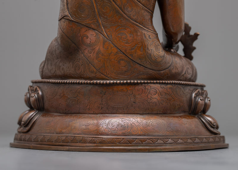 Embrace Healing with Our Medicine Buddha Sutra Statue | Traditional Himalayan Art