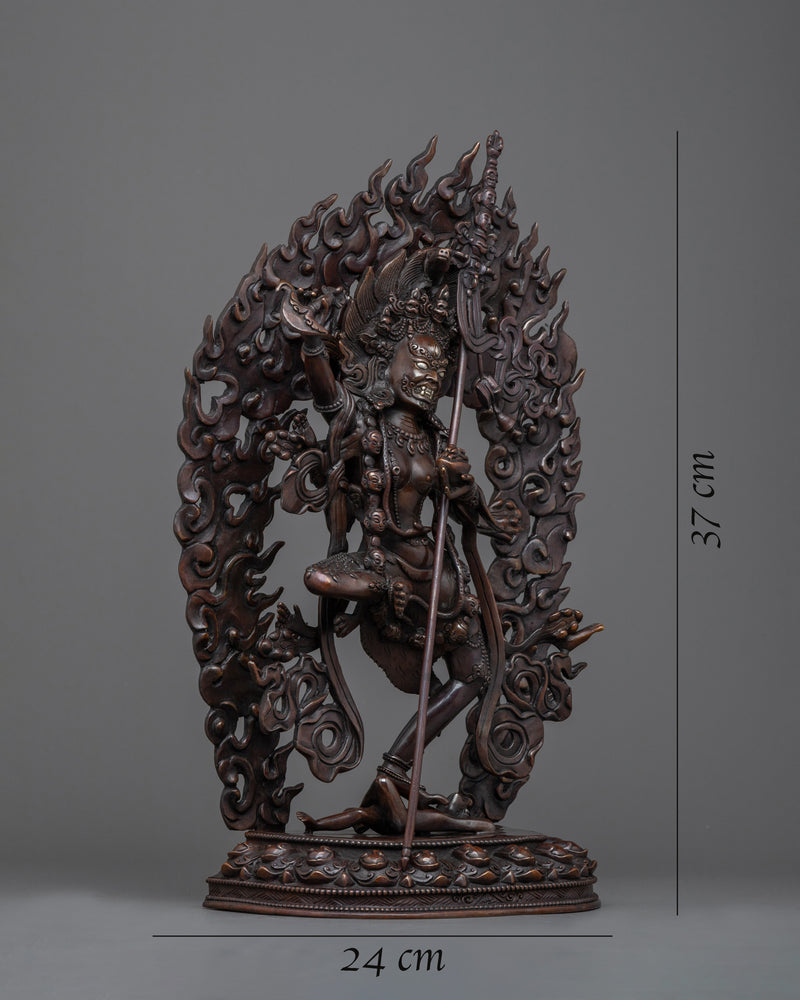 khandro-dorje-phagmo-oxidized-statue