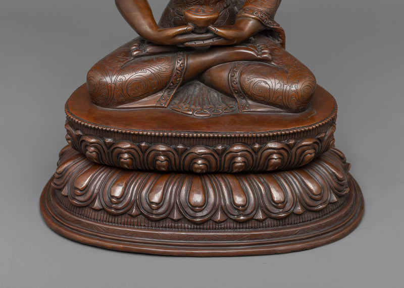 Embrace Infinite Light with Our Amitabha Prayer Statue | Buddhist Sacred Art