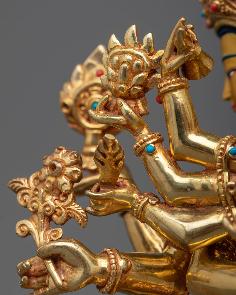 Guhyasamaja Statue From Nepal | Encounter Divine Harmony