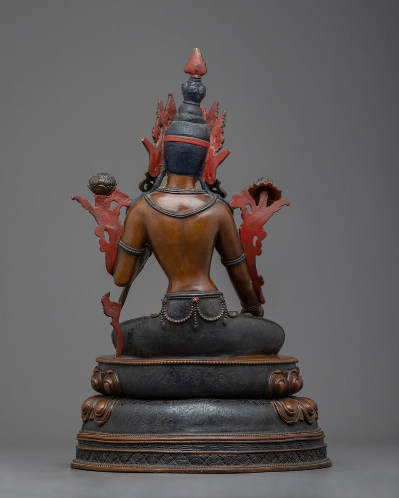 White Tara Dolma Statue | Immerse Yourself in Tranquility with Our Handcrafted Art