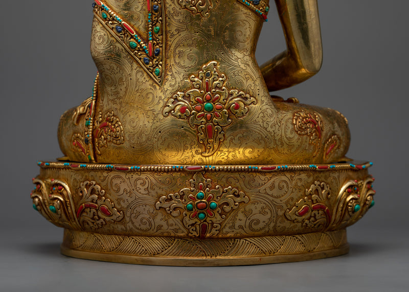 Invoke Serenity with our Trio of Buddhas, Three Buddha Statue | Himalayan Artwork