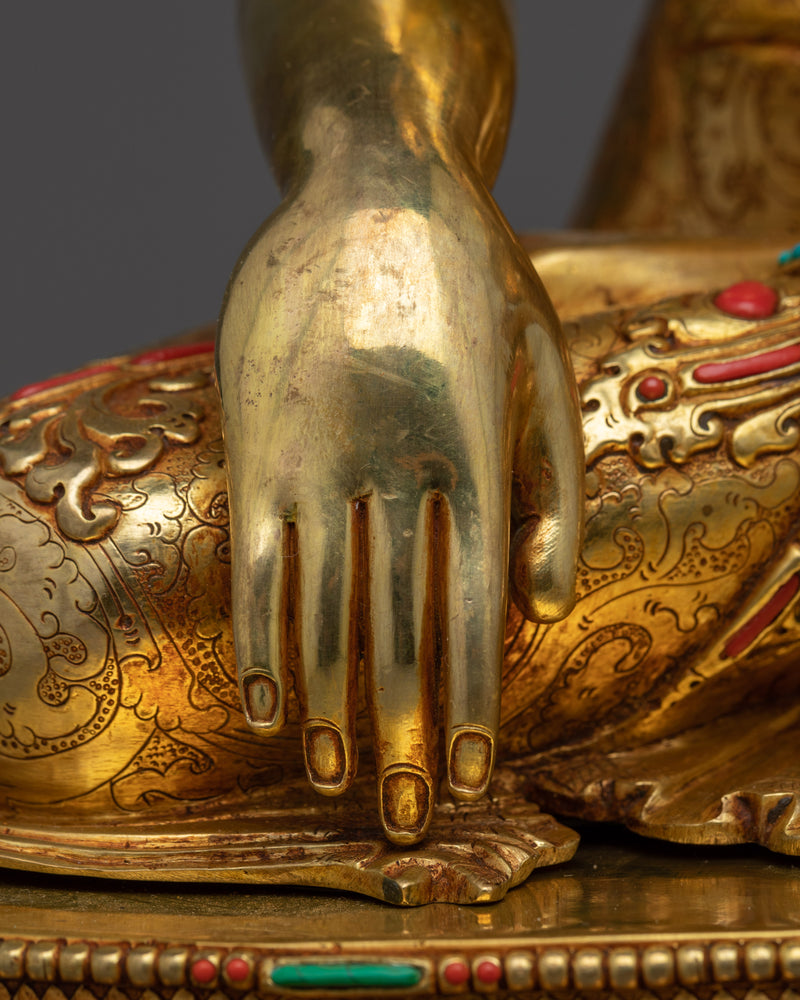 Invoke Serenity with our Trio of Buddhas, Three Buddha Statue | Himalayan Artwork