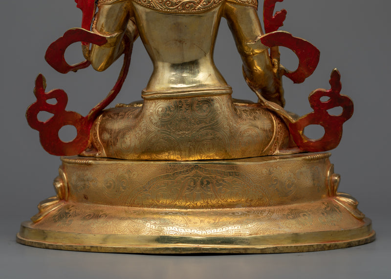 White Tara Devi Sculpture | Experience Divine Compassion and longevity