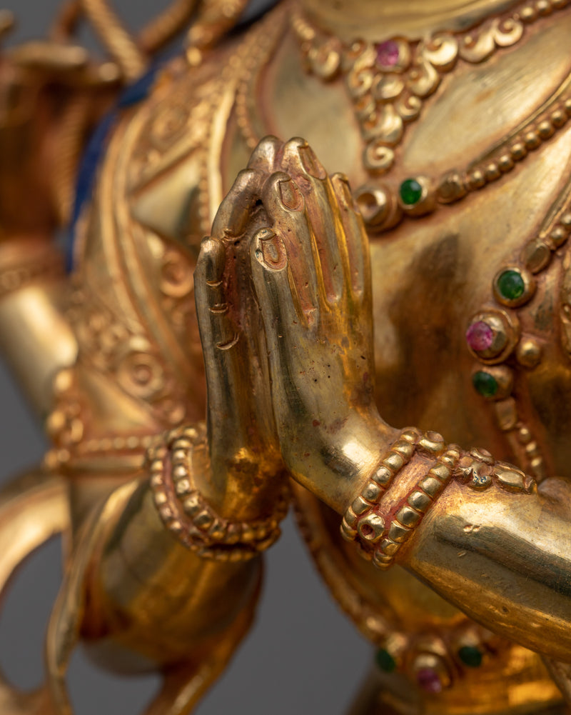 Chenrezig Statue for Mantra Chant | Embrace Compassion and Love for all Beings