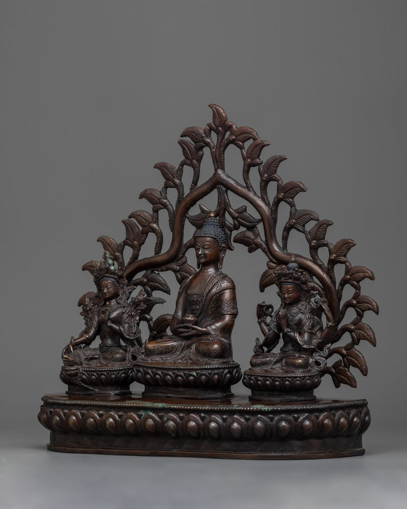 amitabha-green-tara-and-chenrezig