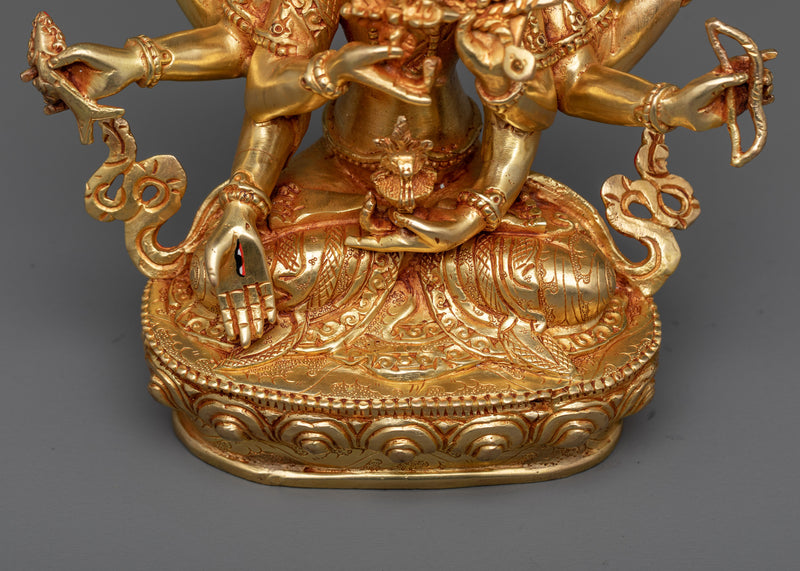 Namgyalma Statues From Nepal | 24k Gold Gilded Sculpture