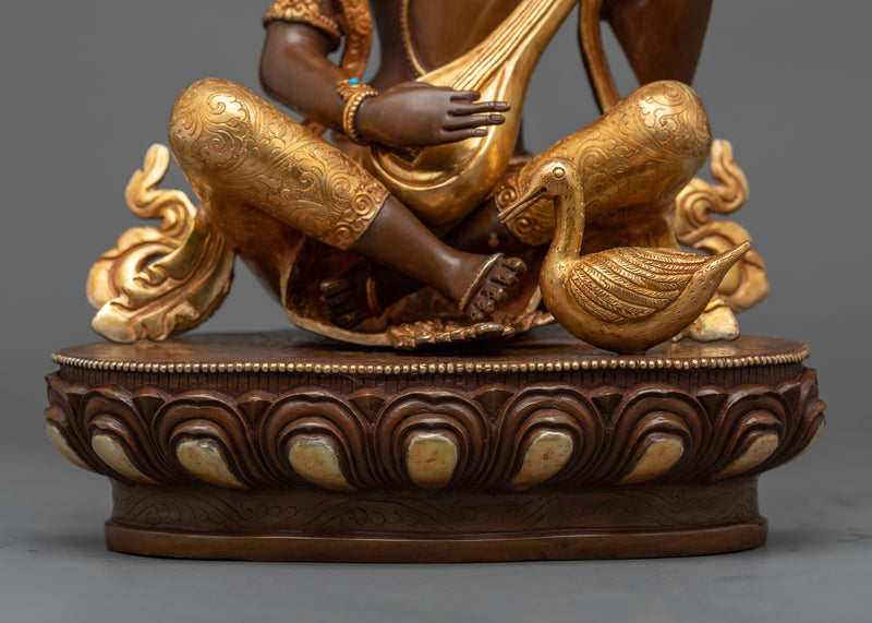 Saraswati Devi Statue | The Divine Embodiment of Knowledge and Artistry