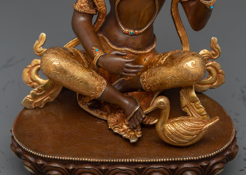 Saraswati Devi Statue | The Divine Embodiment of Knowledge and Artistry