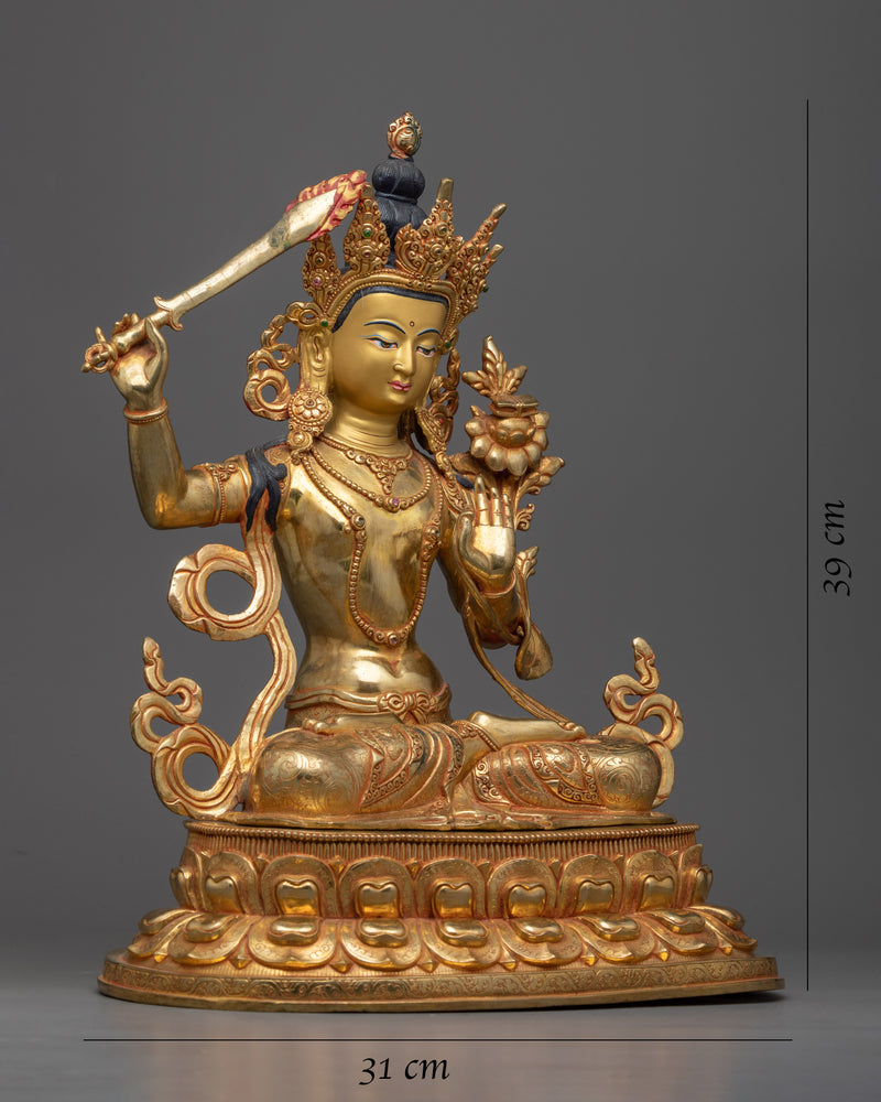 bodhisattva-of-wisdom-manjushri-statue