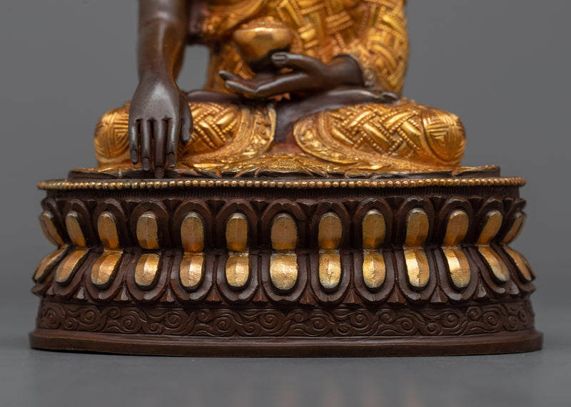 Small Shakyamuni Buddha Statue for Shrine Decor | Himalayan Sacred Art