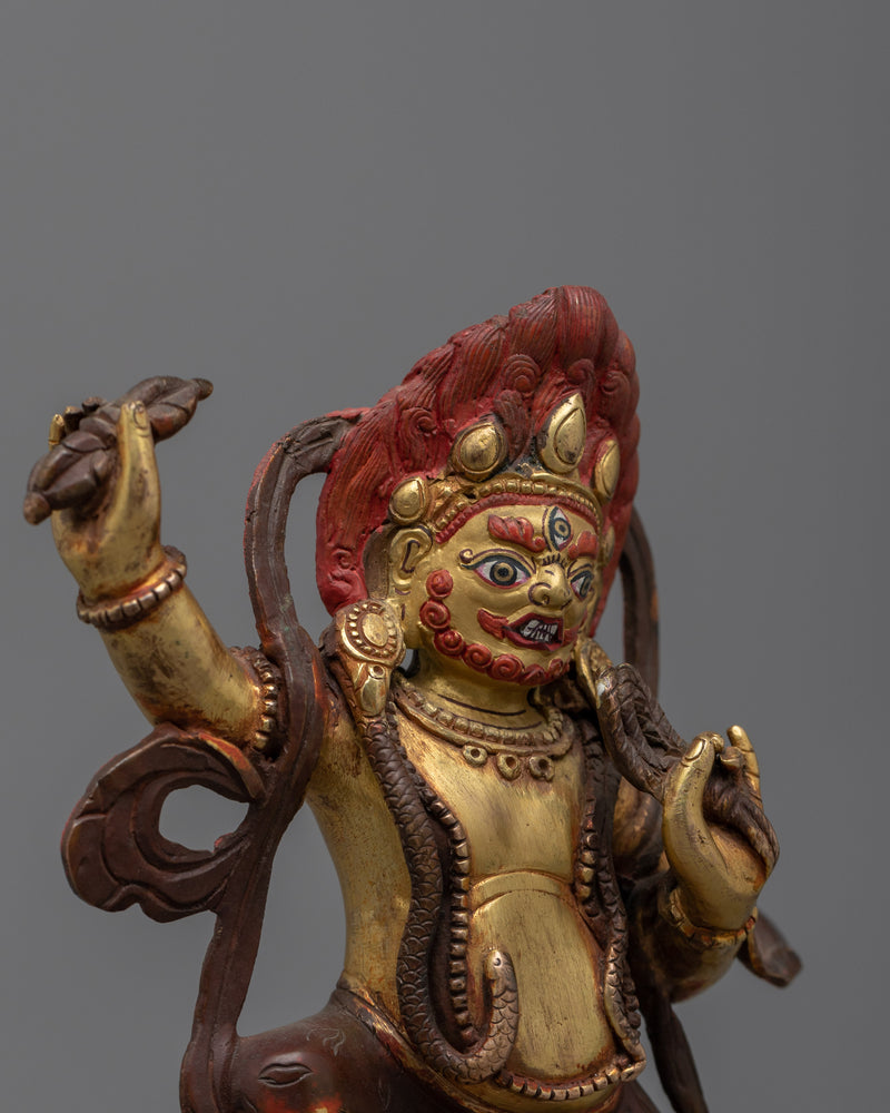 Vajrapani Bodhisattva Small Statue | Emblem of Power and Energy