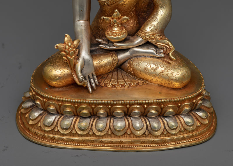 Crown Medicine Buddha Statue | An Emblem of Healing Majesty