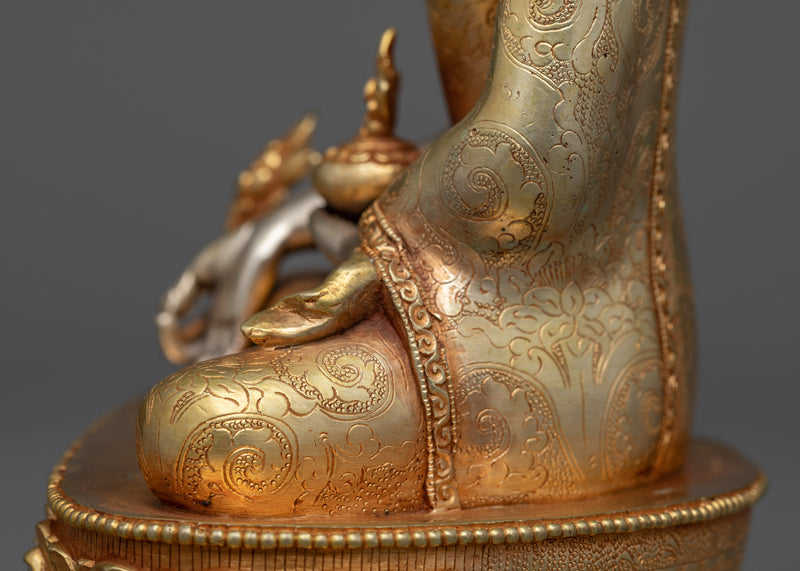 Crown Medicine Buddha Statue | An Emblem of Healing Majesty