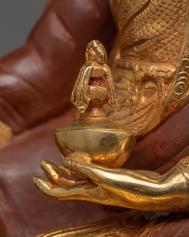 Statue for Chanting Mantra of Guru Rinpoche | Iconic Guru Rinpoche Figure