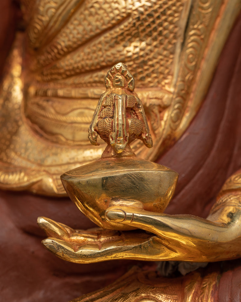 Statue for Chanting Mantra of Guru Rinpoche | Iconic Guru Rinpoche Figure