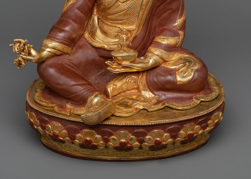 Statue for Chanting Mantra of Guru Rinpoche | Iconic Guru Rinpoche Figure