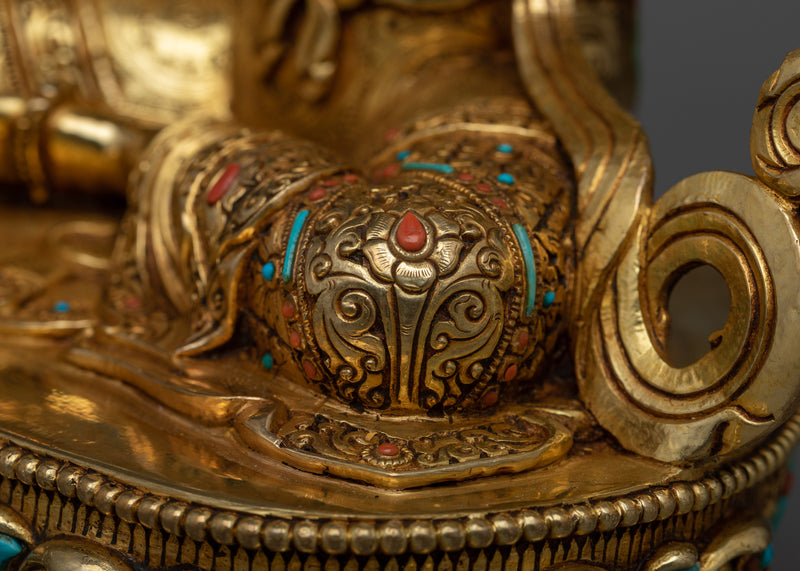 The Green Tara Copper Statue | Embrace the Power of Swift Protection