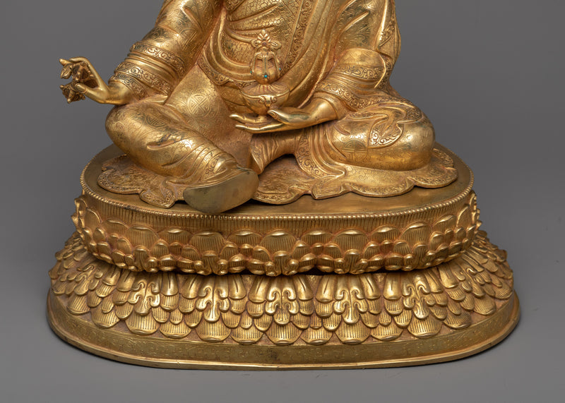 Guru Rinpoche 20 Inch Statue | Handmade in Traditional Nepali Art