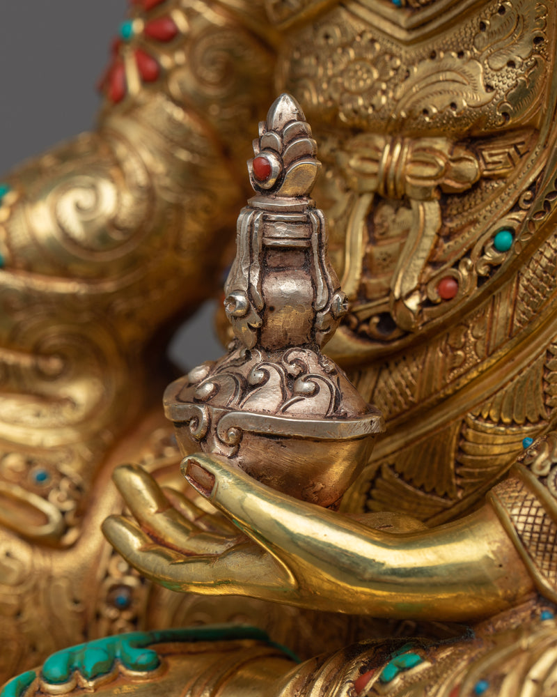 Guru Rinpoche Premium Statue | Lotus Born Master of Tantric Buddhism