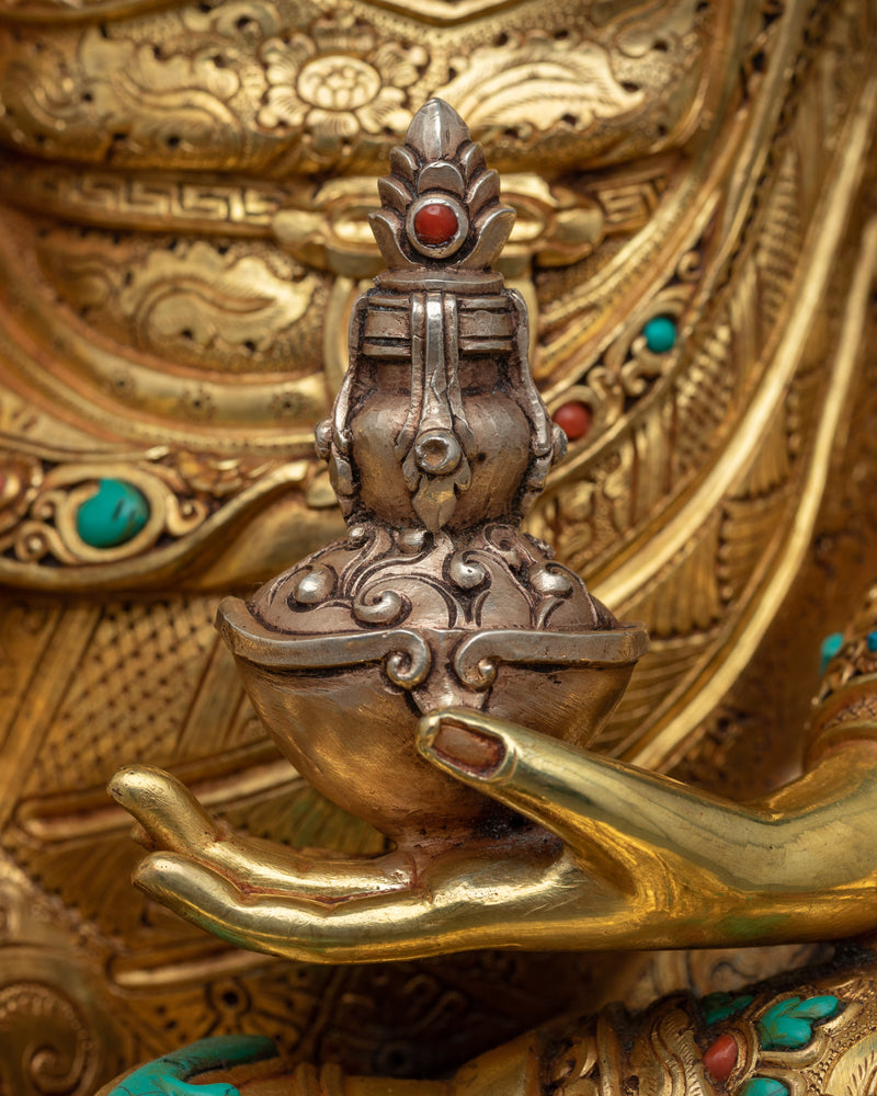 Guru Rinpoche Premium Statue | Lotus Born Master of Tantric Buddhism