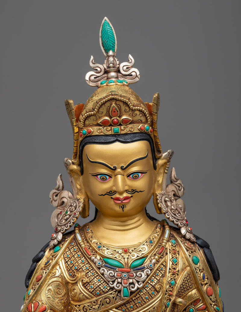 Guru Rinpoche Premium Statue | Lotus Born Master of Tantric Buddhism