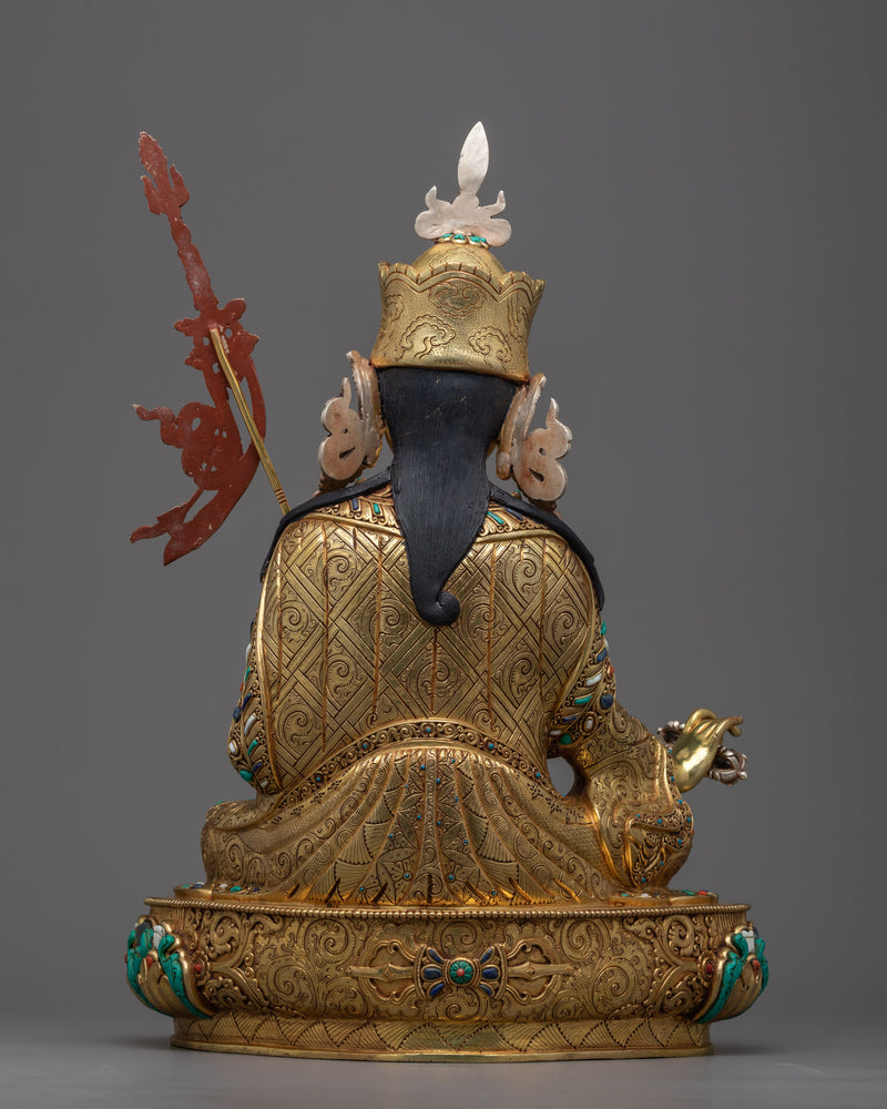 Guru Rinpoche Premium Statue | Lotus Born Master of Tantric Buddhism