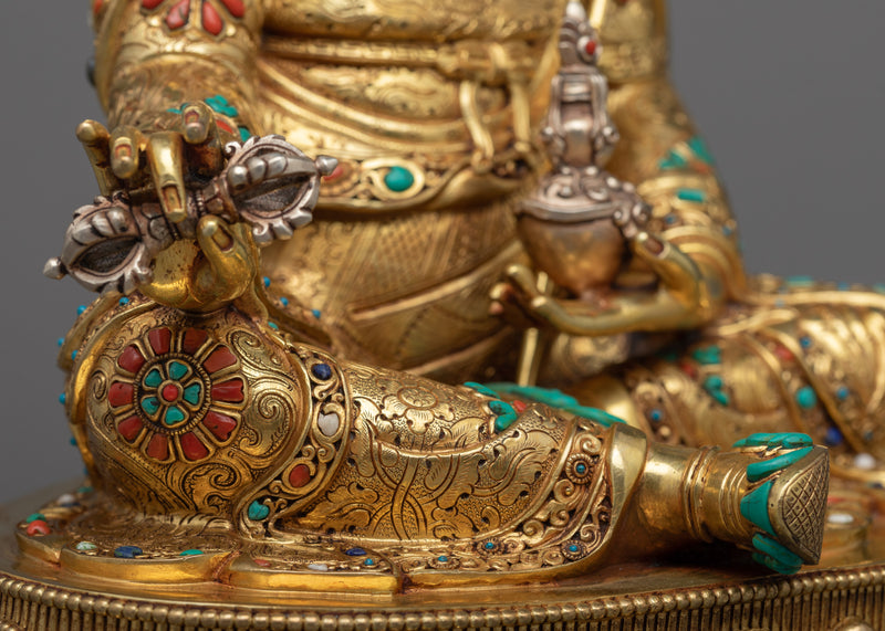 Guru Rinpoche Premium Statue | Lotus Born Master of Tantric Buddhism