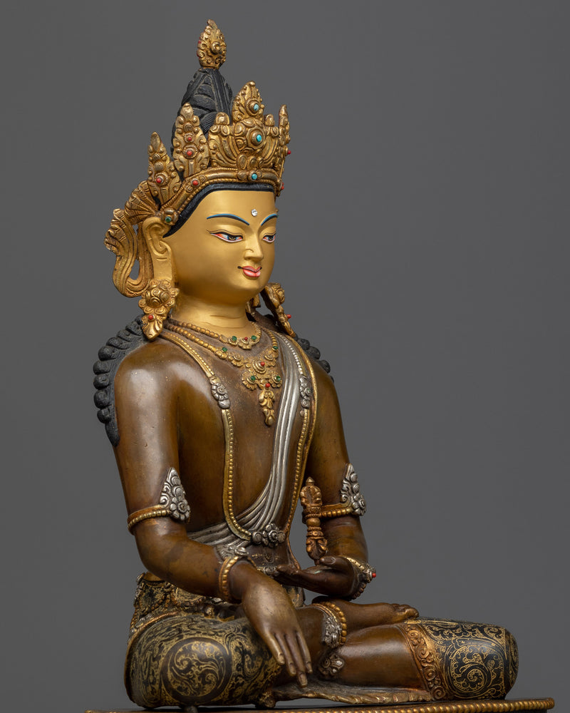 Akshobya Buddha Statue | Tranquility’s Radiant Beacon